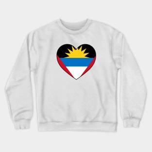 Heart - Antigua and Barbuda _043 Crewneck Sweatshirt